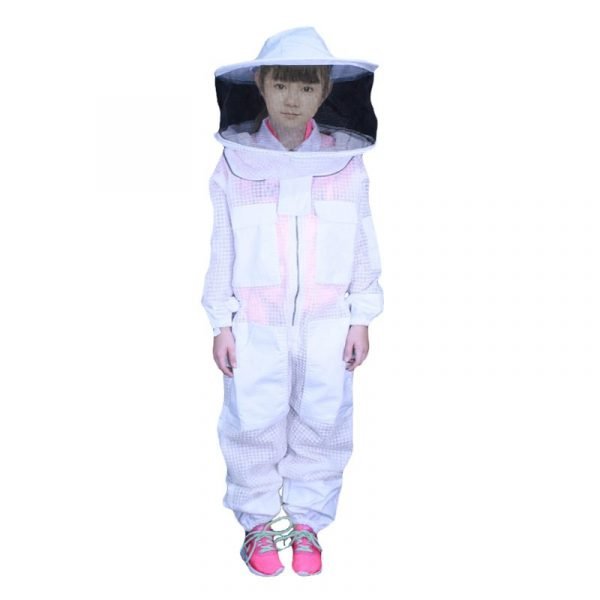 Ventilated-Beekeeping-Round-Veil-Children-Suit-1